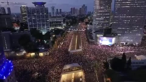 Huge Protest in Tel Aviv Demanding Netanyahu’s Resignation