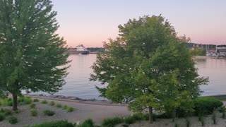 Amazing sunset view in Door County, Wi