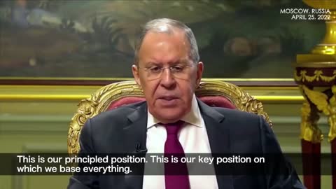 Lavrov: Military situation to determine any agreement with Ukraine