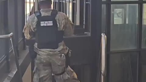 New York City residents are reporting sightings of the National Guard stationed throughout the city.