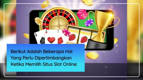 Situs Slot Online Terbaik