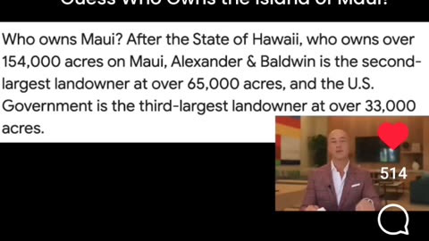 Who Owns Maui ?