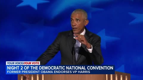 Barack and Michelle Obama endorse Kamala Harris during Democratic National Conve