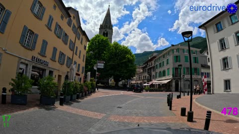 Switzerland 🇨🇭 driving in Martigny