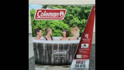 Coleman Saluspa Bahamas Hot Tub 120 Jet Weathered Wood Pattern review