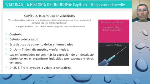 4° charla. "Vacunas, la Historia de un Dogma": Capítulo I, libro La aguja envenenada