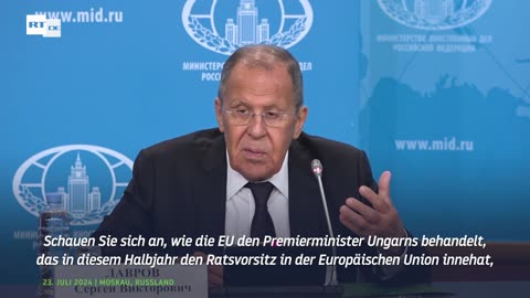 Lawrow: EU macht aus Orbán einen Paria, weil er Frieden will