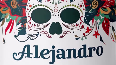 Sip in Style with This Personalized Día de los Muertos Mug! #CustomMug #DiaDeLosMuertos