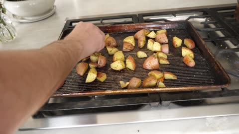 How to Make Potatoes While Dread Presses In from Every Direction