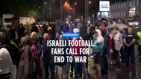 Israeli Nations League football fans call for end to war