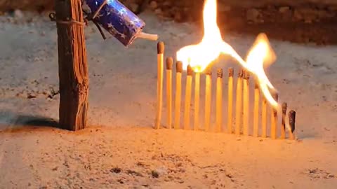 Matchstick Amazing Crackers experiment 😨 🧨🔥