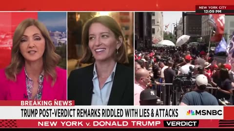 ‘Conviction has gotten to him’: Katy Tur reports from inside Trump Tower