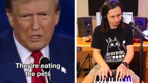 They are eating the dogs.