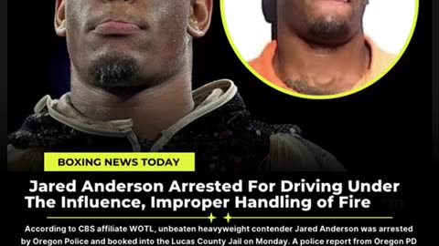 Jared Anderson ARRESTED For DUI & MISHANDLING FIREARM