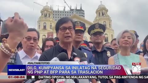 DILG, kumpyansa sa inilatag na seguridad ng PNP at BFP para sa Traslacion