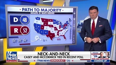 Bret Baier breaks down the 2024 path to majority on the touchscreen