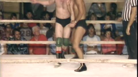 (1983.08.12) Nobuhiko Takada vs Athol Foley - Calgary Stampede Wrestling