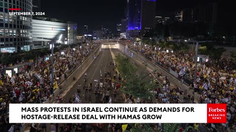 Mass Protests Continue As Thousands Of Israelis Call On Netanyahu To Negotiate Hostage-Release Deal