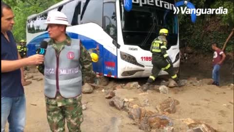 La emergencia en Piedecuesta producto de fuerte lluvia