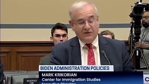 BIDEN ADMINISTRATION POLICIES MARK KRIKORIAN Center for Immigration Studies Executive Director