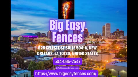 Big Easy Fences: Your Trusted New Orleans Fence Company #BigEasyFences #BigEasyFenceBuilder #NewOrleansFenceInstaller