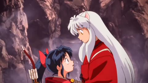 Inuyasha meets Moroha English Dub Inuyasha and Moroha's Renuion (Cute Moments)