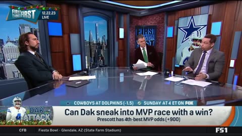 FIRST THINGS FIRST Cowboys will defeat Dolphins - Nick Wright on Cowboys vs Dolphins on Sunday