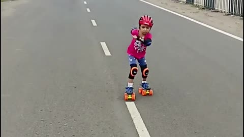 Today's Road Practice | Skating | Skating Girl | #rumble #rumble studio #skater #Harshalidhankhola