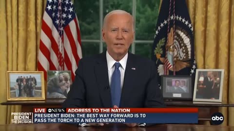 President joe biden give address after dropping out of 2024 election