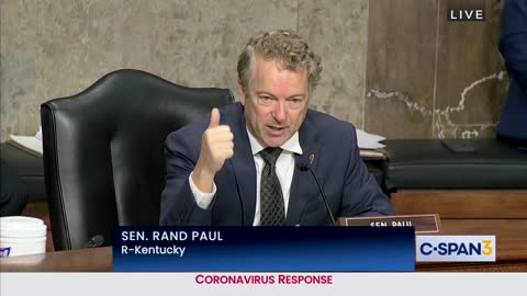 Sen. Rand Paul Grills Fauci On Great Barrington Smear And Lab Leak Emails