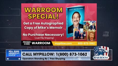 Lindell: WarRoom Posse Can Get Mike Lindell's Autographed Book For Free