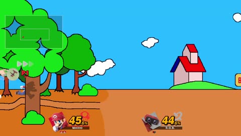 Mario Vs ROB on PAC-LAND (Super Smash Bros Ultimate)