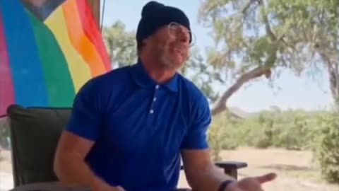 " Blue JP Sears VS Red JP Sears " ALTERNATE TITLE : " Rainbow Flag VS American Flag "