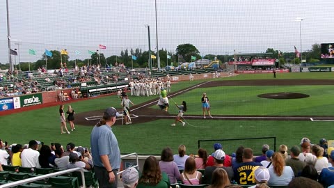 Maynard zipline to start Madison mallards baseball game