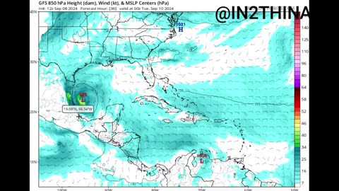 In2ThinAir Major HURRICANE Landfall on 9/11 Near Texas & Louisiana!?