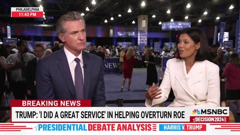 'He got his clock cleaned': Newsom hails Harris victory in debate against Trump