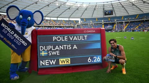 Sky's the Limit: Armand Duplantis Soars to New Heights with Epic Pole Vault Record in Silesia!