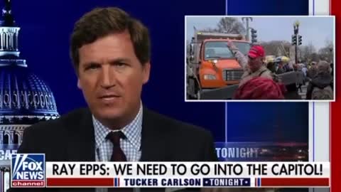 Tucker Carlson shows how leftist media tries to cover up for Ray Epps actions on J6!!