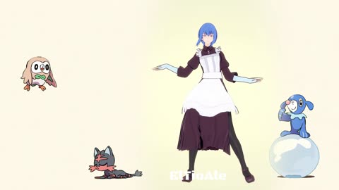 Rain Tensura Pokémon dancing POKÉDANCE #mmd #Rain #Tensura