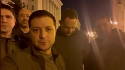 Ukraine president volodymyr Zelensky video message.