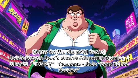 [Peter Griffin sings/AI Cover]JoJo's Bizarre Adventure OP1 HiroakiTOMMYTominaga - Sono Chi no Sadame