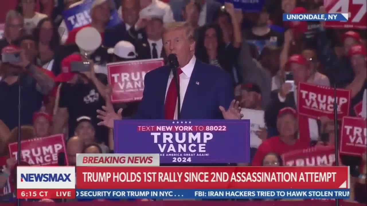 TRUMP: “It hasn't been done for a long time, but we are going to win New York”