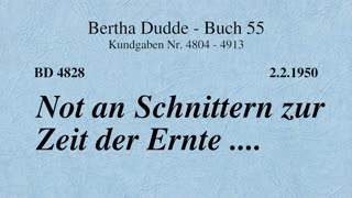 BD 4828 - NOT AN SCHNITTERN ZUR ZEIT DER ERNTE ....