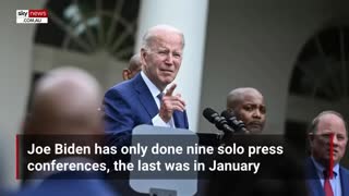 Joe Biden caught mimicking White House reporters