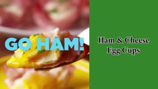 Ham & Cheese Egg Cups