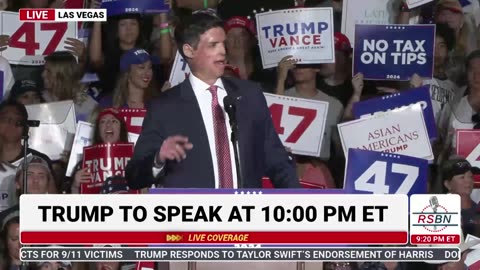 FULL SPEECH: Sam Brown Speaks at the Trump Rally in Las Vegas, NV - 9/13/24