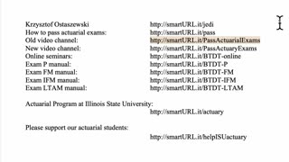 Exam IFM exercise for February 1, 2021