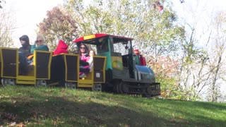 Mouse Mine Train Rolling Around The Corner At Tweetsie Railroad