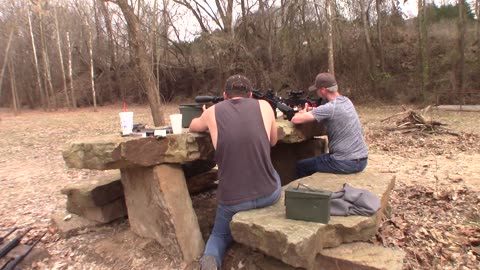 Campers using the Range