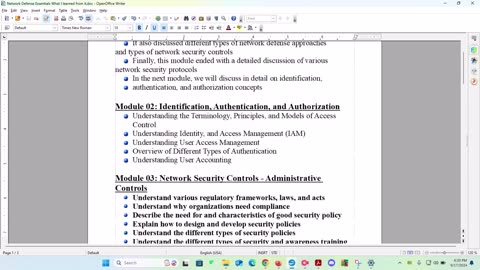 Network Defense Essentials- Module 3: Network Security Controls- Administrative Controls